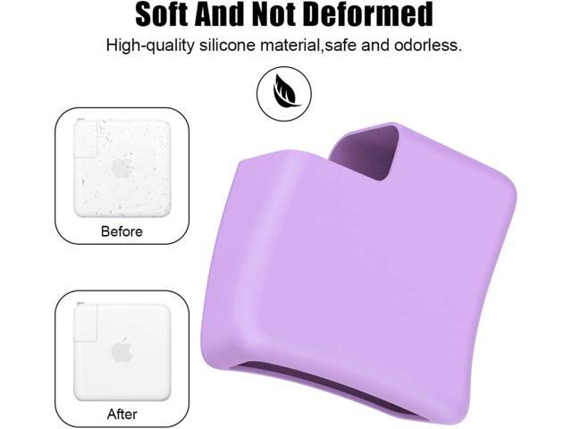 for MacBook Pro 16 inch 2024 M4 A3186 A3403 140W Power Adapter Cover, 140W Soft Silicone Charger Case Sleeve for Mac Pro 16 A2991 A2780 A2485...