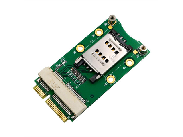 Mini PCI Express Adapter Mini PCI-E Riser Card MINI PCIE to MINI PCI E Expansion Card SIM Card Slot for 3G/4G WWAN LTE GPS Cards