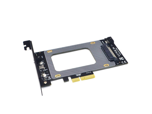 PCIE Riser PCI Express 3.0 X4 to U.2 SFF-8639 Adapter PCIe U2 SSD to PCI-E Expansion Card PCI Express x4 to 2.5' SATA Riser Card