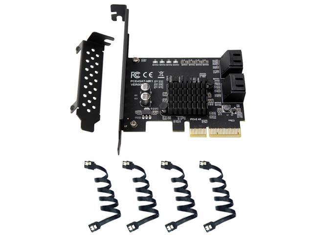 PCI Express Raid Card 4Port SATA 3.0 Add On Card Marvell 88SE9230 Chip PCIE SATA Raid Controller PCI-E to SATA HDD SSD Raid Card