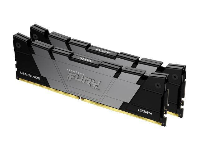 Kingston Fury Renegade 32GB (2x16GB) 3200MT/s DDR4 CL16 DIMM (Kit of 2) Desktop Gaming Memory - KF432C16RB12K2/32