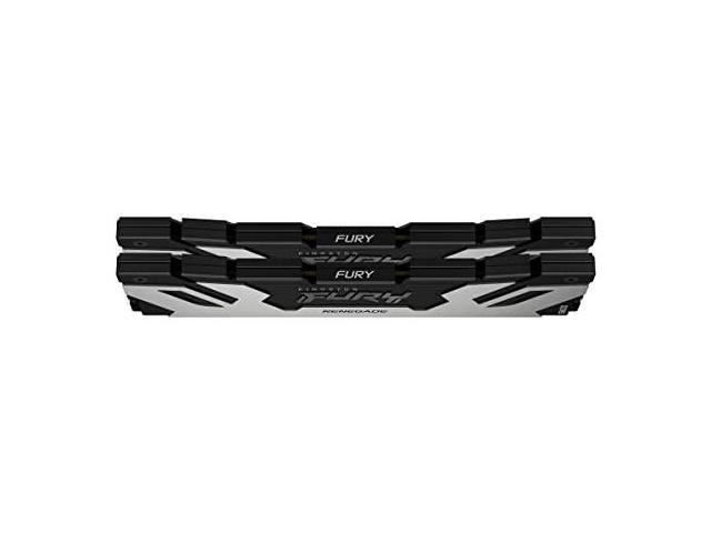Kingston Fury Renegade DDR5 Silver/Black XMP 96GB 6000MT/s CL32 DIMM Desktop Gaming Memory (Kit of 2) - KF560C32RSK2-96