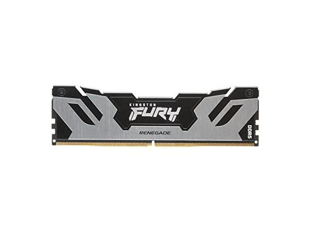 Kingston Fury Renegade DDR5 Silver/Black XMP 96GB 6000MT/s CL32 DIMM Desktop Gaming Memory (Kit of 2) - KF560C32RSK2-96