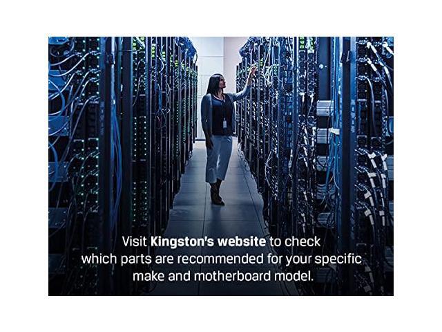 Kingston 16GB DDR4 SDRAM Memory Module - For Server - 16 GB - DDR4-3200/PC4-25600 DDR4 SDRAM - 3200 MHz Single-rank Memory - CL22 - 1.20 V - ECC -...