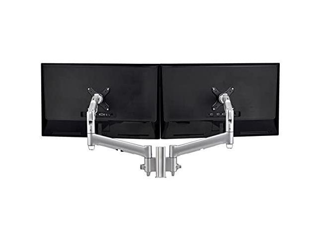 Atdec AWMS-2-D13-F-B Dual Dynamic Arms on Short Post, F-Clamp - Black - image 6