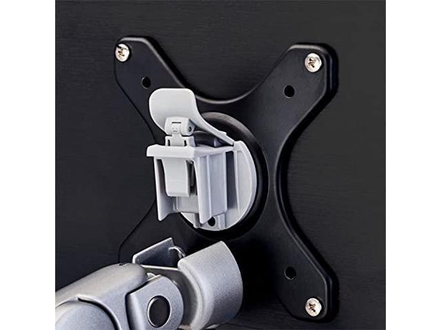 Atdec AWMS-2-D13-F-B Dual Dynamic Arms on Short Post, F-Clamp - Black - image 7