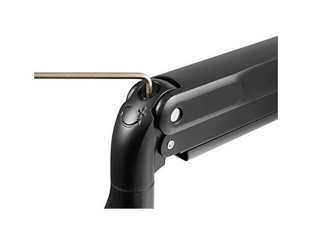 Monoprice Heavy-Duty Single-Monitor Full-Motion Adjustable Gas-Spring Desk Mount for 32-49 Inch Monitors - Workstream Collection