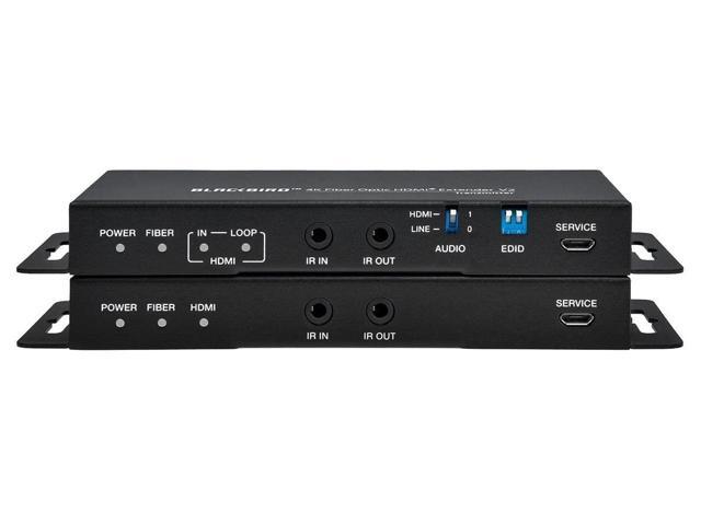 Monoprice Blackbird 4K Fiber Optic HDMI Extender 3300feet 1000m 4k@60Hz IR RS232 HDMI 2.0 Support (124279)