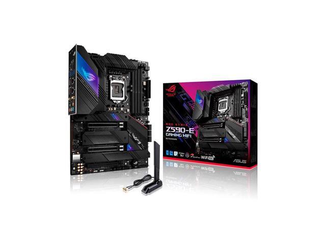ASUS ROG STRIX Z590-E GAMING WIFI LGA 1200 Intel Z590 DDR4 ATX Motherboard (90MB1640-M0EAY0)