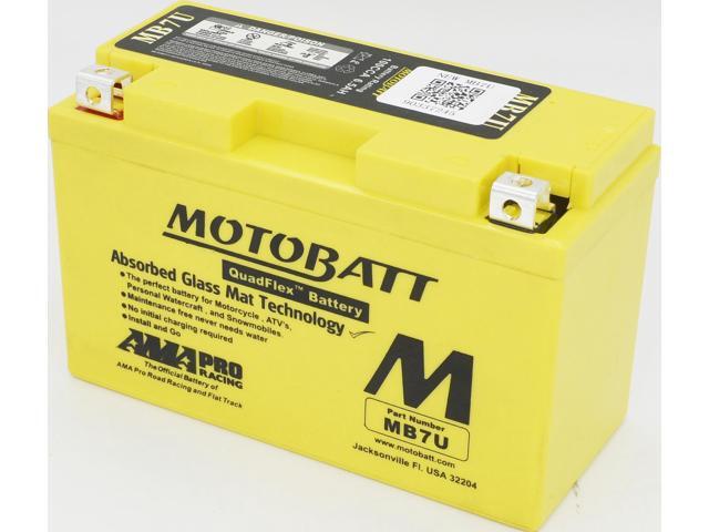 MB7U Motobatt 12V AGM Battery