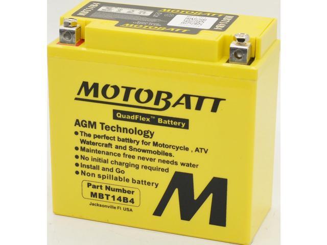 MBT14B4 Motobatt 12V AGM Battery