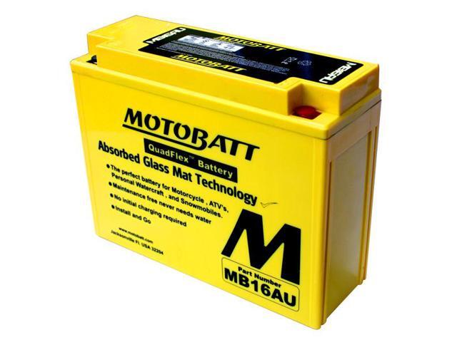 MotoBatt 12 Volt 20.5 Ah MB16AU Sealed Maintenance Free AGM Battery