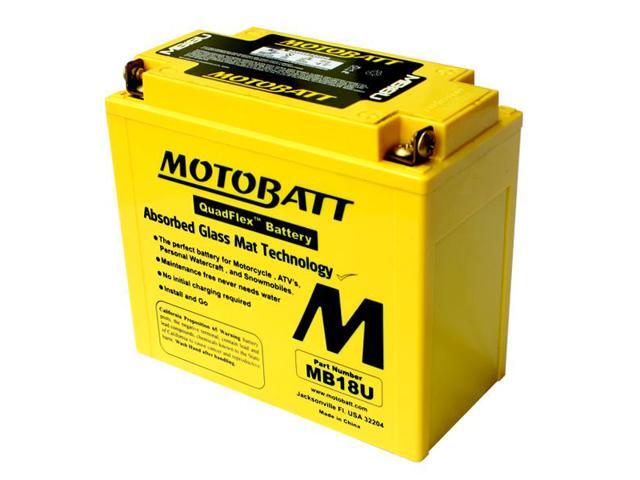 MB18U Motobatt 12V 280CCA 23.9Ah AGM Battery