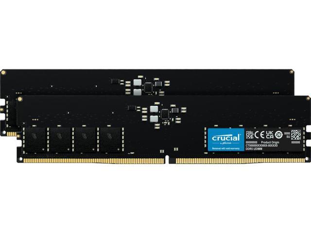 Crucial 32GB (2 x 16GB) DDR5 5600 (PC5 44800) Desktop Memory Model CT2K16G56C46U5