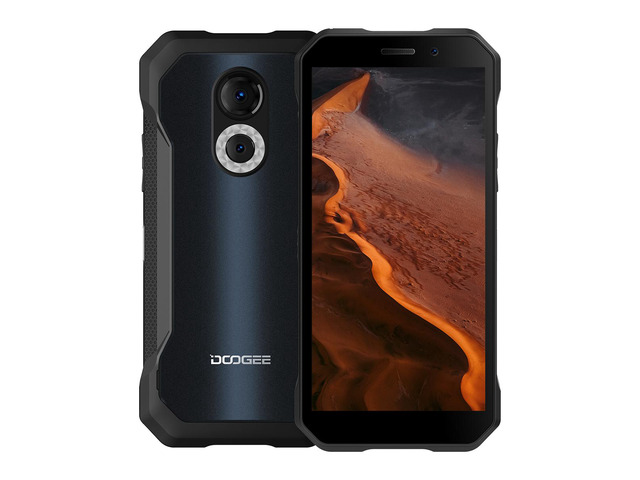 DOOGEE S61 Rugged Smartphone 6GB+64GB 6.0 Inch 20MP Night Vision Camera Android 12 Blue