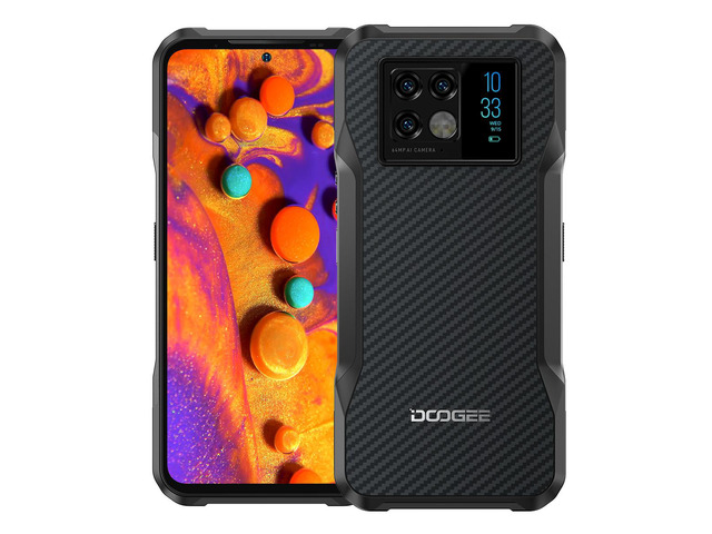 New DOOGEE V20 Rugged Phone 8GB+256GB 6.43 Inch Android 11.0 NFC Wireless Charging Function 5G Phone