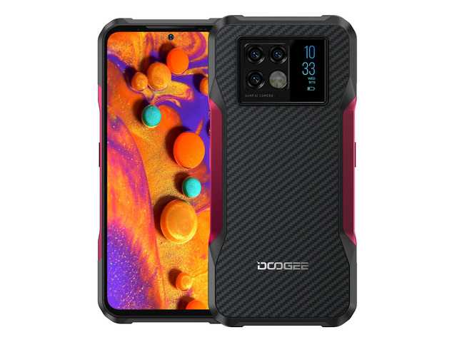 New DOOGEE V20 Rugged Phone 8GB+256GB 6.43 Inch Android 11.0 NFC Wireless Charging Function 5G Phone