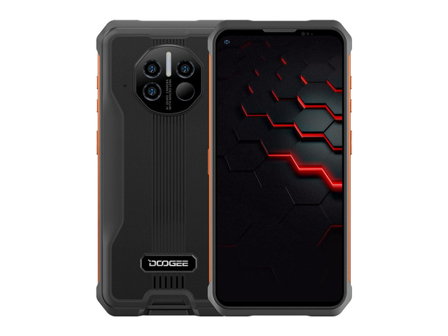 World Premiere DOOGEE V10 Dual 5G Rugged Phone 8500mAh 48MP Rear Camera 6.39' Dot Display 33W Fast Charging Smartphone NFC