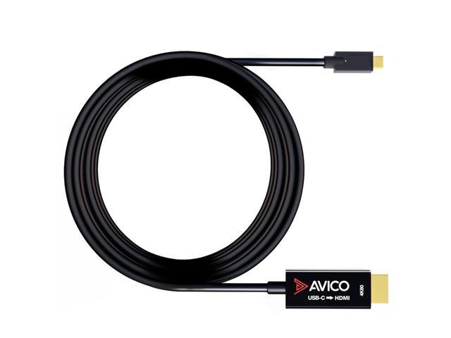 USB C TO HDMI 2.0 CABLE 4K 60HZ HDR 2K 144HZ 6FT CABLE FOR MONITORS, TVS, PCS, MACBOOKS, PROJECTORS THUNDERBOLT COMPATIBLE
