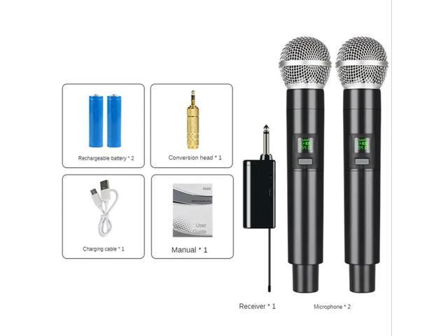 Photos - Mini Oven Wireless Microphone Professional UHF Recording Karaoke Handheld Channel Li