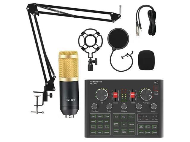 Photos - Mini Oven BM800 Condenser Microphone Set With V9X PRO Live Sound Card, For Computer
