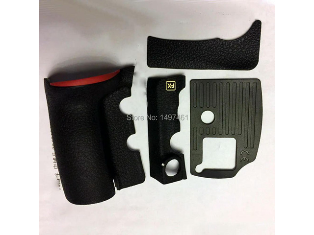 A Set of 4PCS body rubber (Grip+left side+thumb+bottom) repair parts For D810 SLR