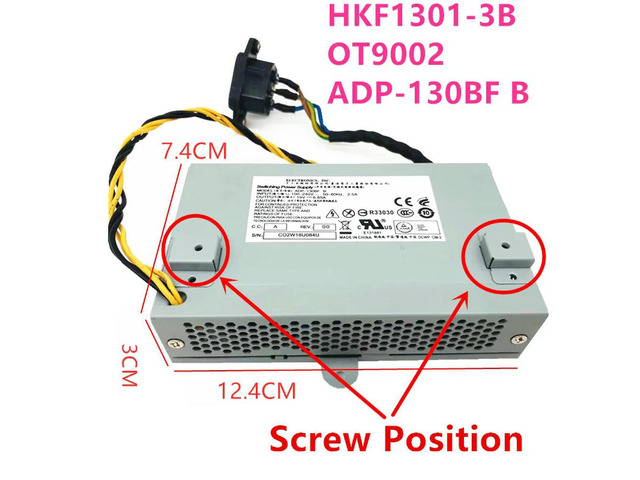 OwnShoe PSU For A7000 S700 S300 E2600I W4600I 130W Switching Power Supply HKF1301-3B OT9002 ADP-130BF B H109R Y664P