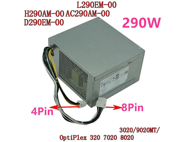 OwnShoe PSU For OptiPlex 7020 8020 9020 290W Power Supply AC290AM-00 AC290EM-00 L290EM-00 H290AM-00 PCB045 B290EM-01