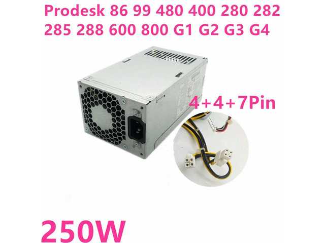 OwnShoe PSU For Prodesk 86 99 480 400 280 282 600 800 G1 G2 G3 4Pin 250W Power Supply D16-250P1A PCG002 PCH022 901760-001