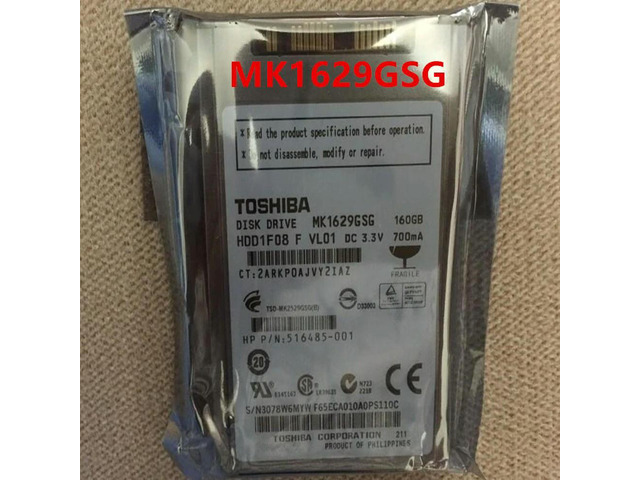 OwnShoe HDD For 160GB 1.8' SATA 3 Gb/s 8MB 5400RPM 8MM For Internal HDD For Notebook HDD For MK1629GSG