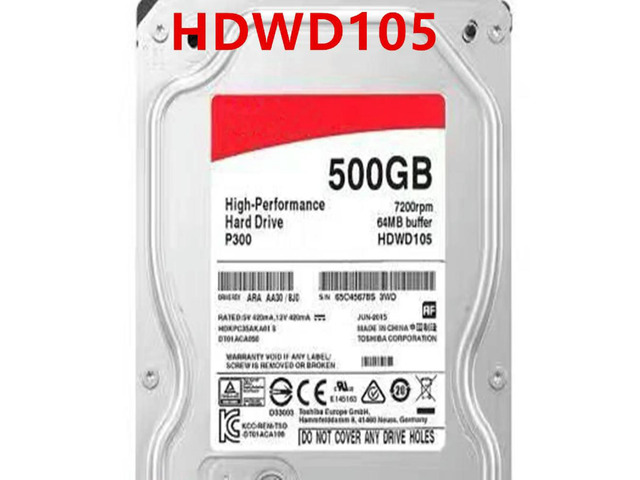 OwnShoe HDD For 500GB 3.5' SATA 64MB 7200RPM For Internal HDD For Desktop HDD For HDWD105