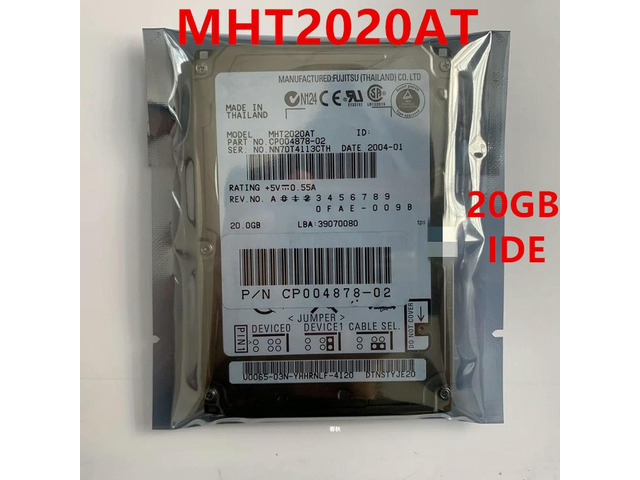 OwnShoe HDD For Fujitsu 20GB 2.5' IDE 2MB 4200RPM 9.5MM For Internal Hard Disk For Notebook HDD For MHT2020AT