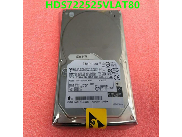 OwnShoe Almost HDD For Hitachi 250GB 3.5' IDE 39Pin 2MB 7200RPM For Internal HDD For Server HDD For HDS722525VLAT80