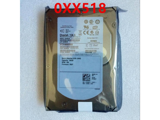 OwnShoe HDD For 146GB 3.5' SAS 6 Gb/S 16MB 15000RPM For Internal HDD For Server HDD For 0XX518 ST3146356SS