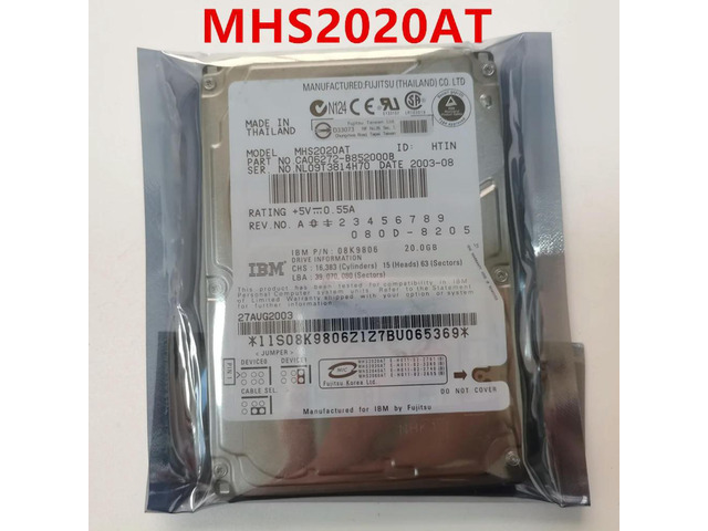 OwnShoe Almost HDD For Fujitsu 20GB 2.5' IDE 2MB 4200RPM For Internal HDD For Laptop HDD For MHS2020AT