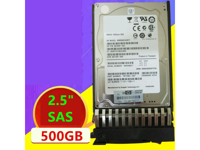 OwnShoe HDD For G7 500GB 2.5' SAS 12 Gb/S 64MB 7200RPM For Internal HDD For Server HDD For 508009-001 507610-B21