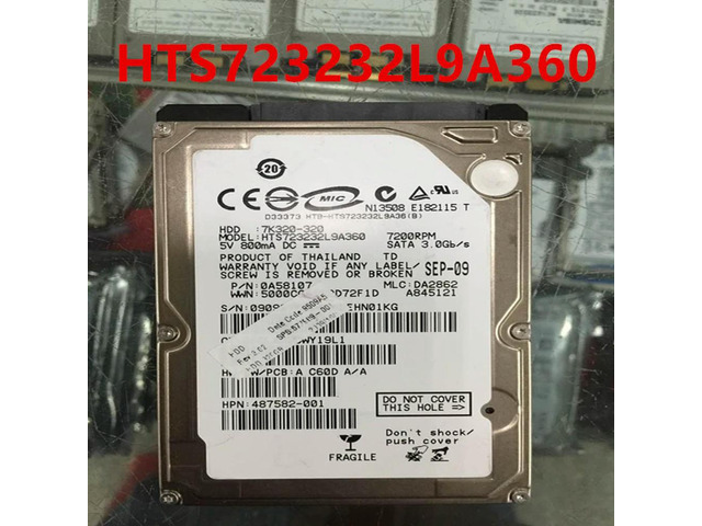 OwnShoe Almost HDD For Hitachi 320GB 2.5' SATA 16MB 7200RPM For Internal HDD For Laptop HDD For HTS723232L9A360
