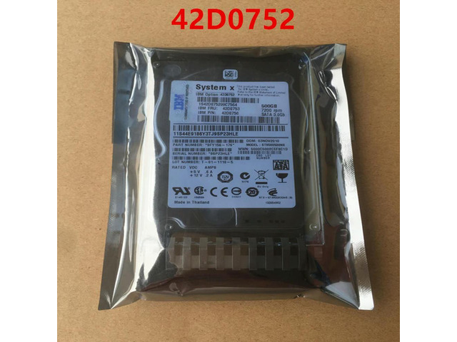 OwnShoe HDD For X3650M3 M4 500GB 2.5' SATA 3 Gb/S 32MB 7.2K For Internal HDD For Server HDD For 42D0753 42D0752 42D0756