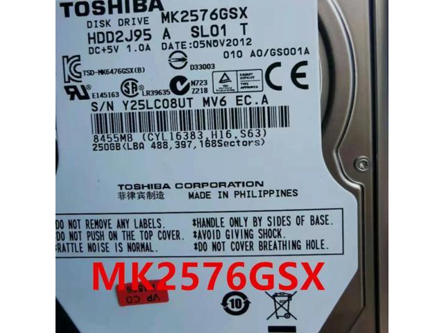 OwnShoe HDD For 250GB 2.5' SATA 8MB 5400RPM For Internal HDD For Laptop HDD For MK2576GSX