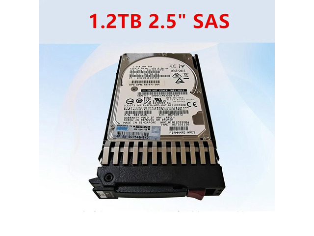 OwnShoe HDD For MSA 1040 2040 1.2TB 2.5' SAS 12 Gb/S 128MB 10K For Internal HDD For Server HDD For 787648-001 J9F48A