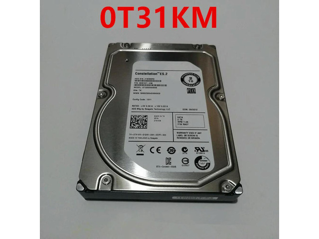 OwnShoe Almost HDD For 2TB 3.5' SATA 64MB 7200RPM For Enterprise Class HDD For T31KM 0T31KM ST32000645NS