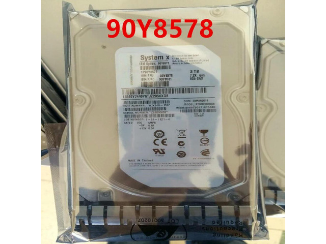 OwnShoe HDD For X3650 M4 3TB 3.5' SAS 6 Gb/s 64MB 7200RPM For Internal Hard Disk For Server HDD For 90Y8577 90Y8578