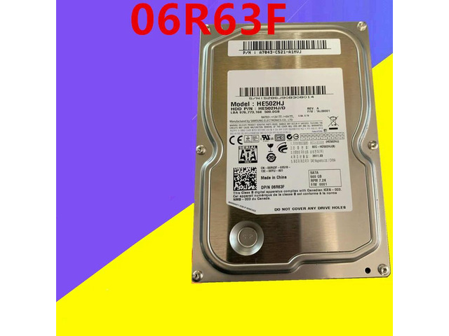 OwnShoe Almost HDD For 500GB 3.5' SATA 64MB 7200RPM For Internal HDD For Server HDD For 6R63F 06R63F HE502HJ