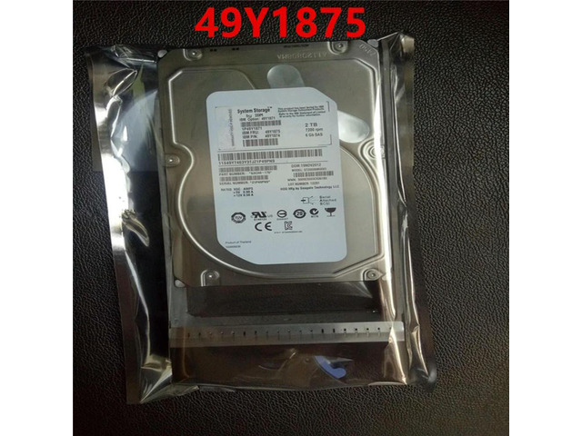OwnShoe HDD For DS3500 DS351 2TB 3.5' SAS 6 Gb/s 64MB 7200RPM For Internal Hard Disk For Server HDD For 49Y1871 49Y1875