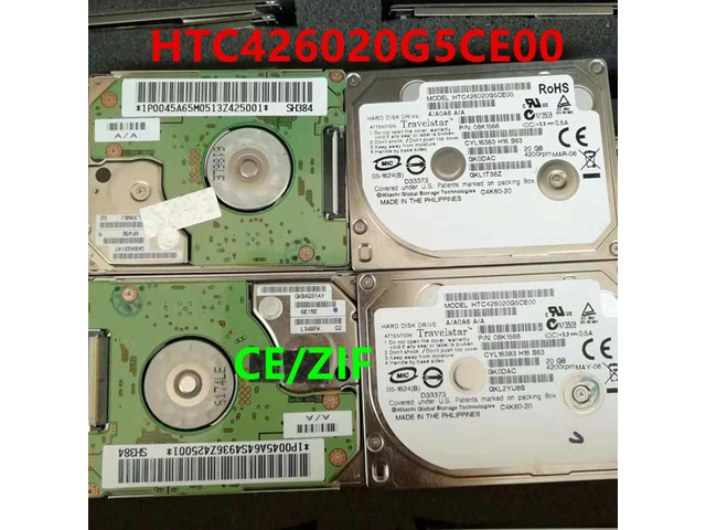 OwnShoe Almost HDD For Hitachi 20GB 1.8' CE/ZIF 2MB 4200RPM For Internal HDD For Laptop HDD For HTC426020G5CE00