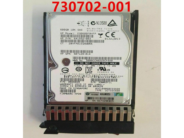 OwnShoe HDD For MSA 300GB 2.5' SAS 6 Gb/s 64MB 10000RPM For Internal HDD For Server HDD For C8S58A 730702-001