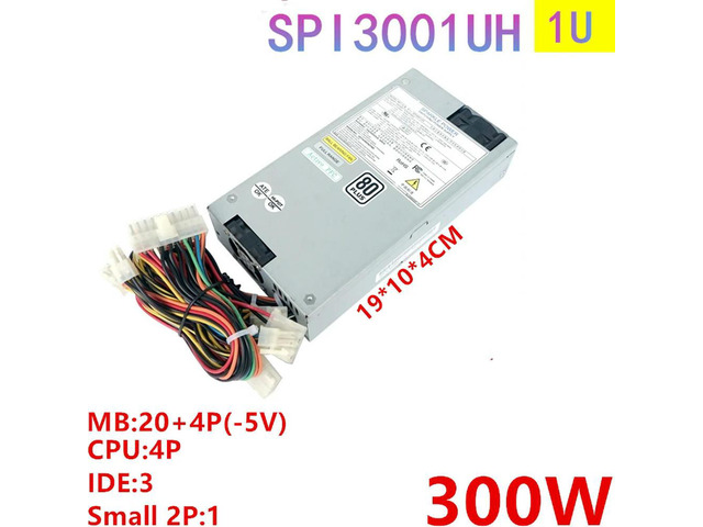 OwnShoe PSU For SPI Standard 1U -5V 300W Power Supply SPI3001UH FSP250-50PLB FSP300-601U