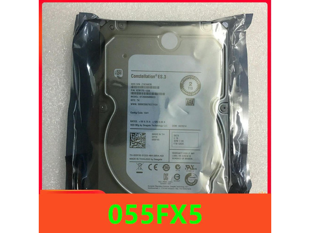 OwnShoe HDD For 2TB 3.5' SATA 64MB 7200RPM For Internal HDD For Server HDD For 55FX5 055FX5 ST2000NM0033