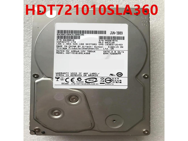 OwnShoe Almost HDD For Hitachi 1TB 3.5' SATA 32MB 7200RPM For Internal HDD For Monitoring HDD For HDT721010SLA360