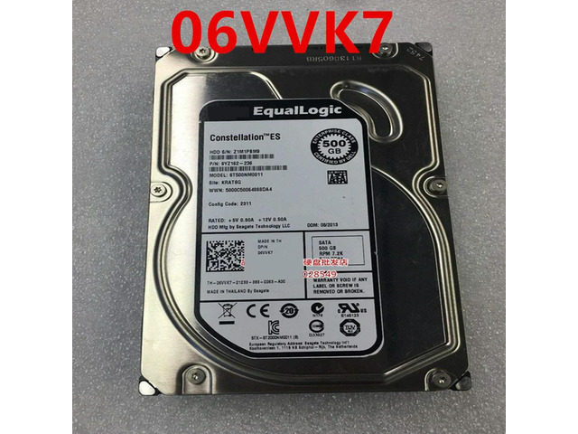 OwnShoe Almost HDD For 500GB 3.5' SATA 32MB 7200RPM For Internal HDD For Server HDD For 06VVK7 6VVK7 ST500NM0011